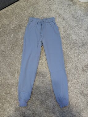 Lululemon Light Blue Drawstring Jogger Pants